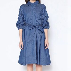 Gracia denim shirt dress size medium